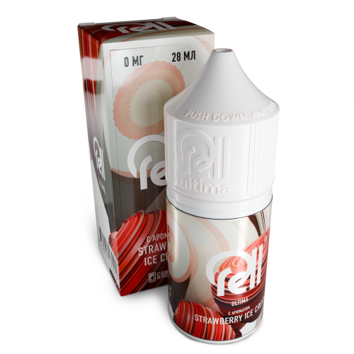 RELL ULTIMA Strawberry ice Cream (28мл, 0мг/см3)