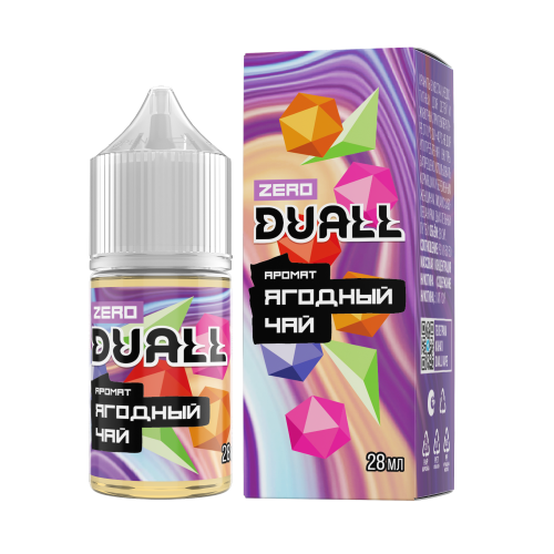 DUALL ZERO с ароматом ягодного чая, 28 мл, содержание никотина: 0 мг/см3