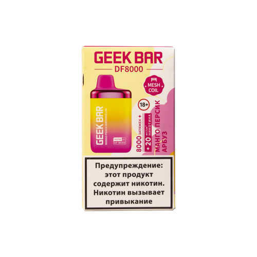 Geekbar DF8000 2% 12ml (Манго Персик Арбуз)