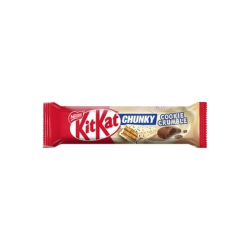 KitKat Chunky Cookie Crumble (Кит Кат Чанки Куки Крамбл в белом шоколаде) 38г (12)*20