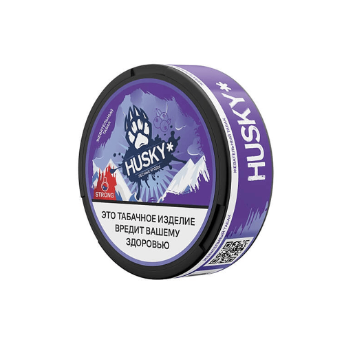 Жевательный табак «HUSKY ХАСКИ» SLIM WILDBERRY (Лесные ягоды) STRONG 10 г.