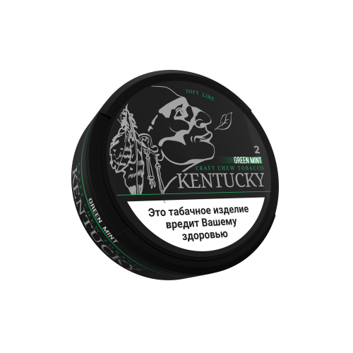 Жевательный табак KENTUCKY 2 Green mint