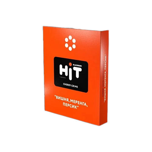 Табак для кальяна BLACKBURN HiT Cherry Crime (Черри Крайм) с ароматом «вишня, меренга, персик», 30г.