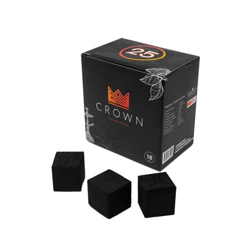 Уголь Crown Брикет 25мм (18шт)