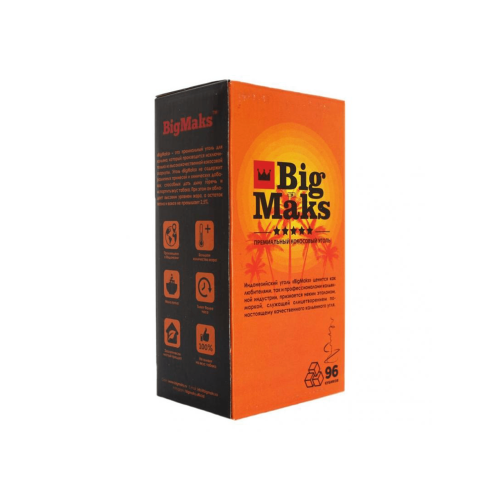 Уголь Big Maks 22, 22мм х 96шт