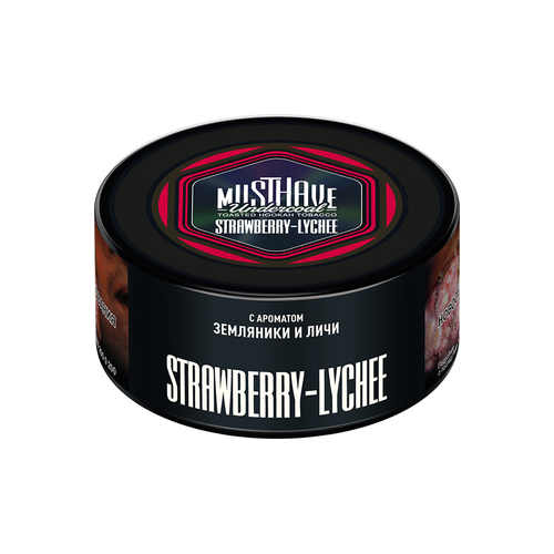 Табак для кальяна «Must Have Undercoal» банка 25 гр (Земляника и личи (Strawberry-Lychee))