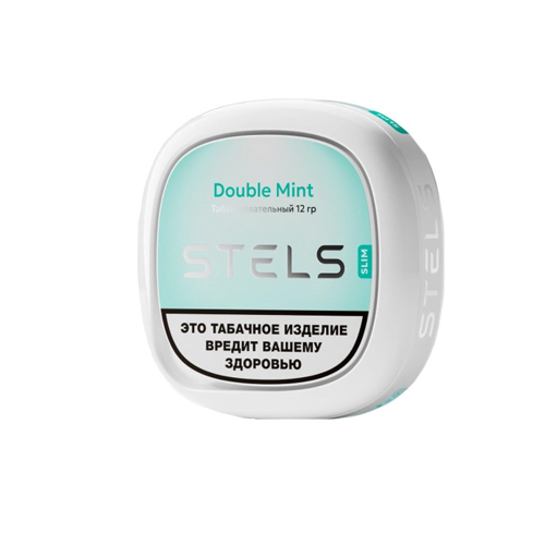 Жевательный табак STELS - Double Mint 12 гр 20 паучей (м)