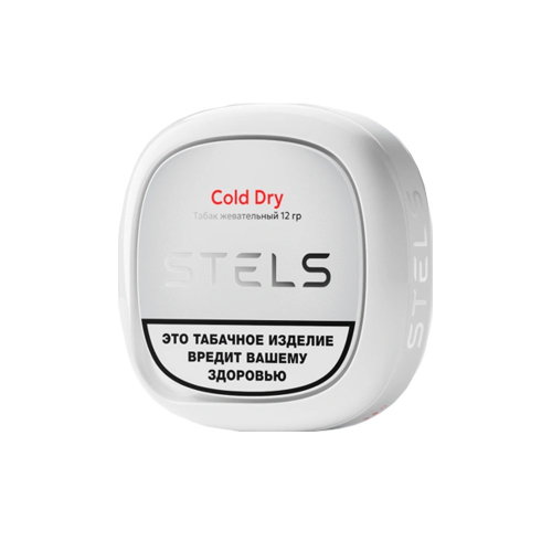 Жевательный табак STELS - Cold Dry SLIM 12 гр 20 паучей  (м)