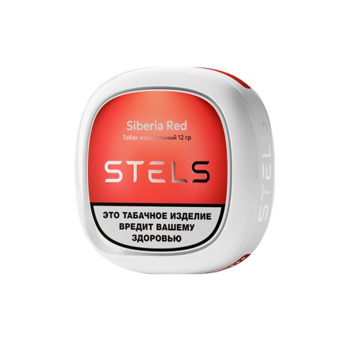 Жевательный табак STELS - Siberia Red SLIM 12 гр 20 паучей (м)