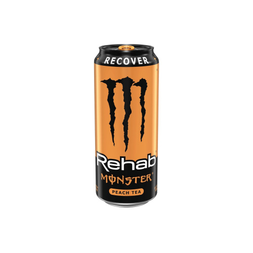 Энергетический напиток Monster Energy Rehab Peach Tea (Персиковый чай) НЕГАЗ 500мл